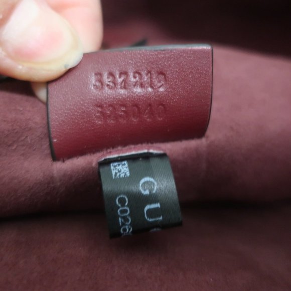 GUCCI RAJAH PYTHON MAXI TOTE BORDEAUX CHAIN STRAP SHOULDER BAG - Picture 14 of 15